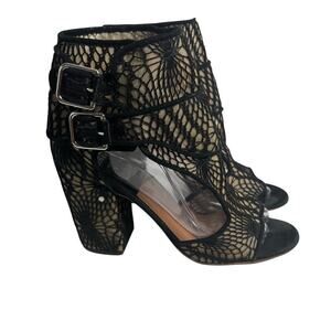 Laurence Dacade Rush Mesh Macrame Heels
